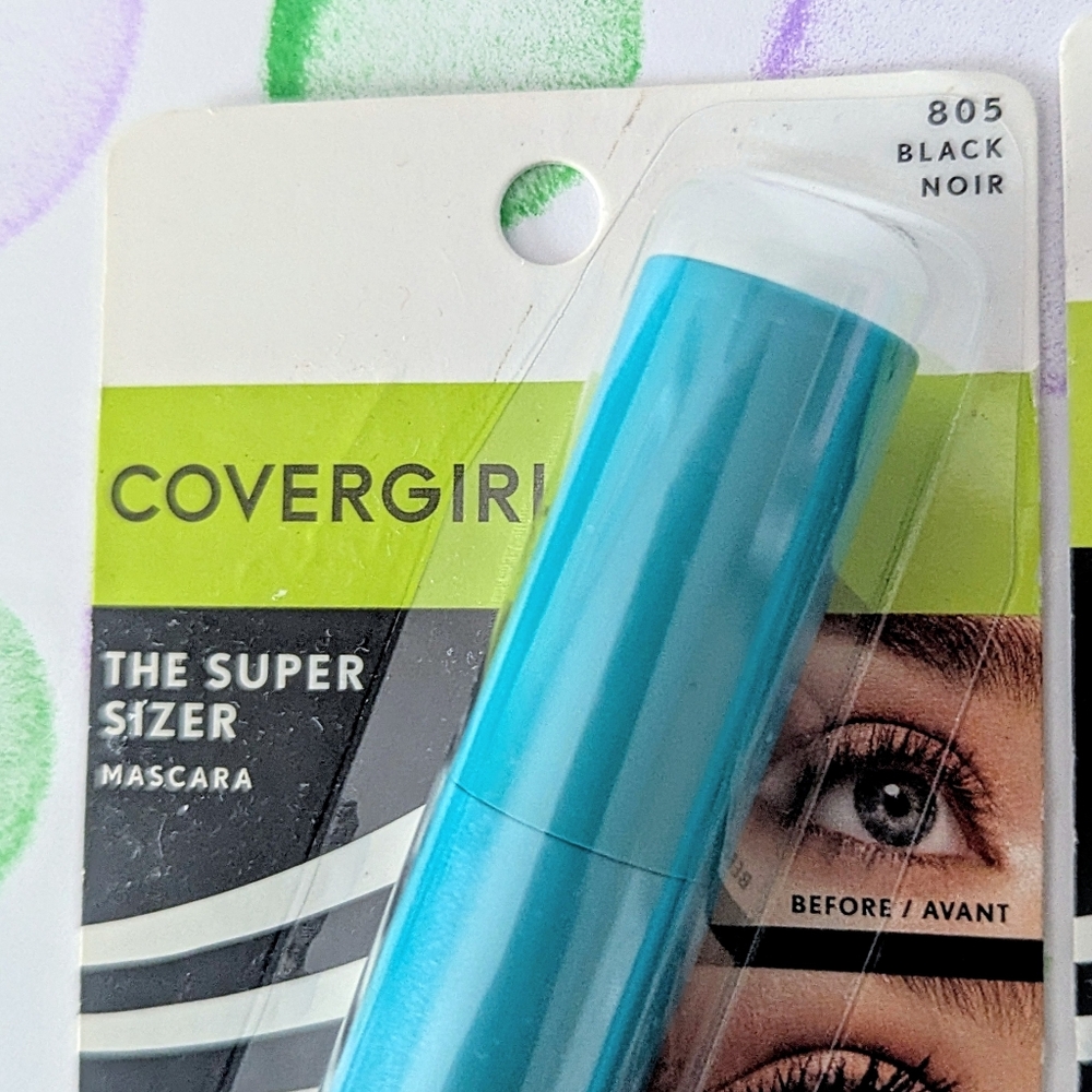 COVERGIRL The Super Sizer Lengthening Mascara 805 Black 0.44 fl oz (LOT OF 3) - Picture 5 of 7